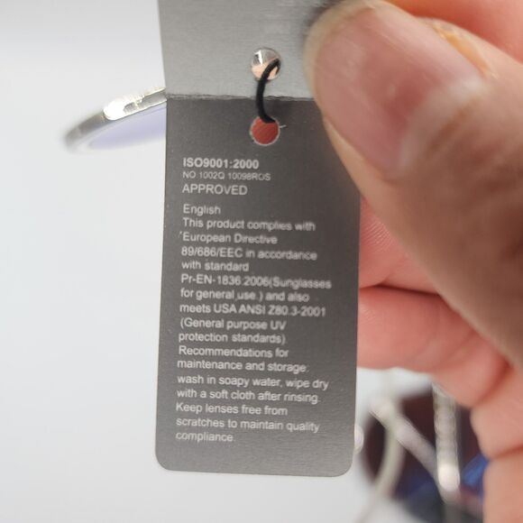 Sunglasses Butterfly Frame Round Mirrored Lens  Set Of 3 Pink Grey Blue Retro - Picture 7 of 10